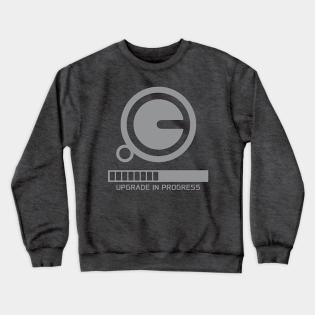 Cyberman Upgrade Crewneck Sweatshirt by GeekThreadz